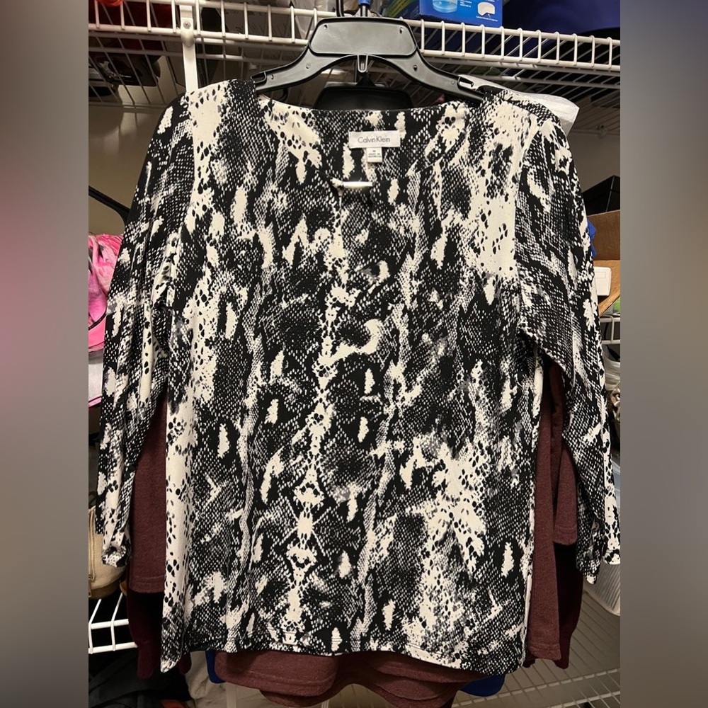 Calvin Klein Snakeskin Shirt (M)